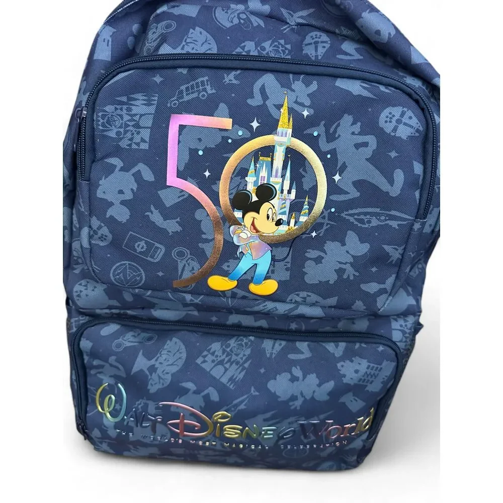 Walt Disney World Parks‎ 50th Anniversary Mickey Mouse Backpack Cooler Full Size